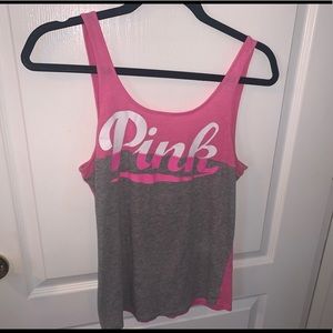 Pink Victoria’s Secret tank top